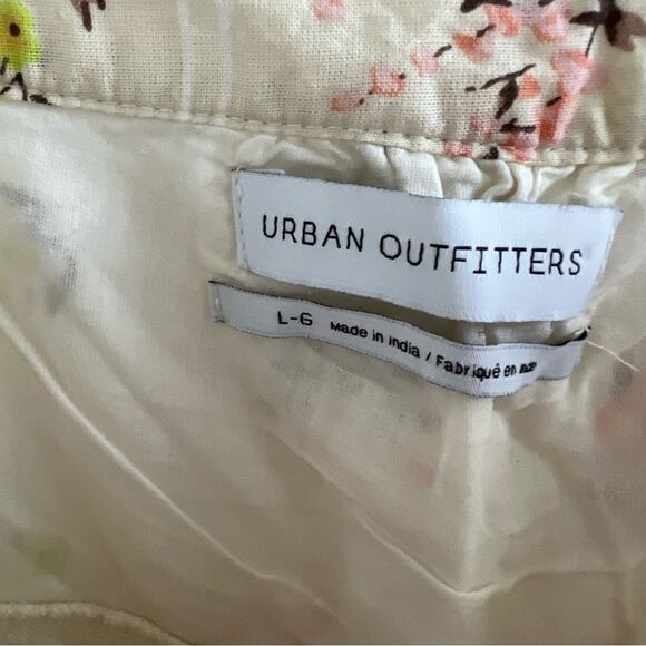 Urban Outfitters Honey Tiered Frocked Mini Dress Large - Picture 6 of 8